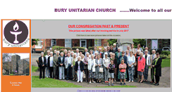 Desktop Screenshot of bury-unitarian-church.org.uk